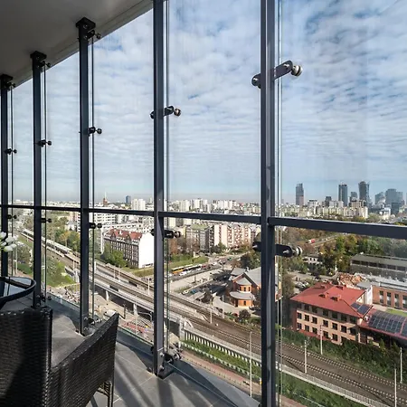 Апартаменты Kasprzaka 29 Wola Tower Free Garage By Perfect